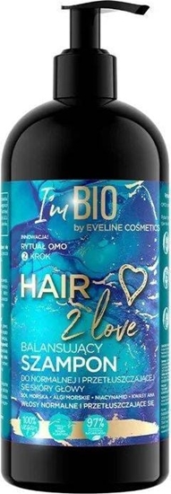 Изображение Eveline Eveline Hair 2 Love Balansujcy Szampon do wosów normalnych i przetuszczajcych si 400ml