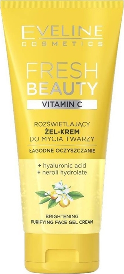 Picture of Eveline Fresh Beauty Rozwietlajcy el-krem do mycia twarzy z witamin C 150ml