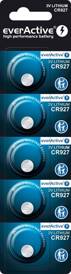 Picture of EverActive Bateria litowa mini everActive CR927 - blister 5 sztuk