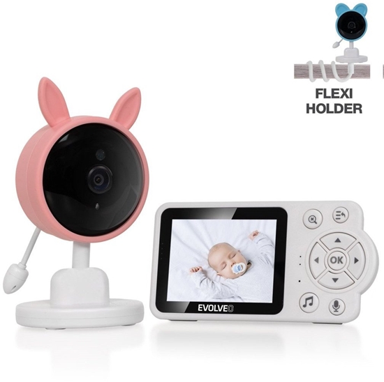 Изображение EVOLVEO Baby Monitor N3, LCD displej, IR písvit, rová