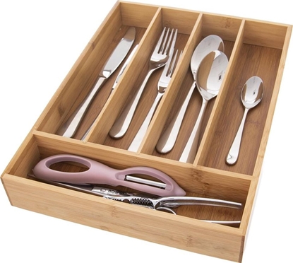 Attēls no Excellent Houseware Wkad / organizer do szuflady na sztuce BAMBUSOWY uniwersalny
