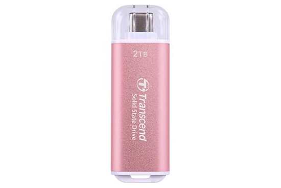 Изображение External SSD|TRANSCEND|ESD300|2TB|USB-C|3D NAND|Write speed 950 MBytes/sec|Read speed 1050 MBytes/sec|TS2TESD300P