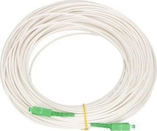 Picture of ExtraLink EXTRALINK PATCHCORD SC/APC-SC/APC SM G657A1 SIMPLEX 3.0MM 60M LSZH WHITE