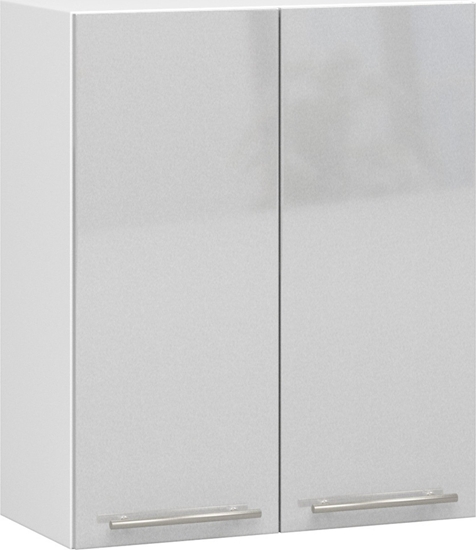 Изображение Fabryka Mebli Akord WISZCA SZAFKA KUCHENNA OLIWIA W 60cm BIAA-METALIK POYSK H720