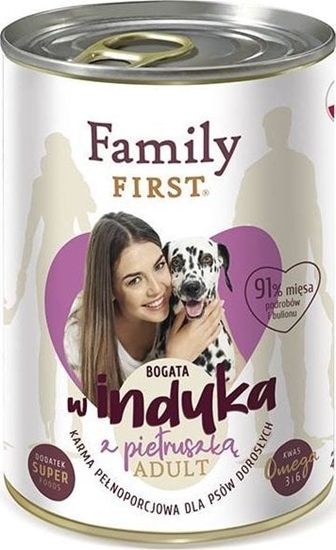 Изображение Family First FamilyFirst Bogata w indyka+pietruszka adult 400g