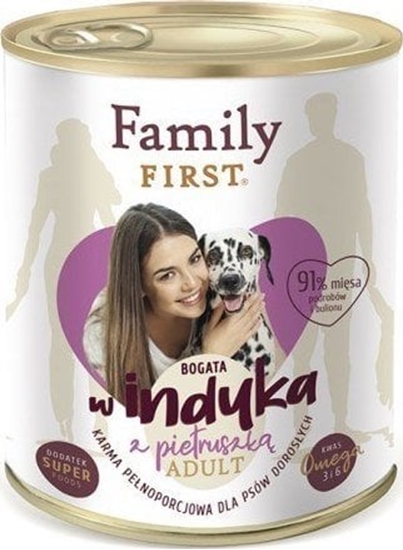 Изображение Family First FamilyFirst Bogata w indyka+pietruszka adult 800g