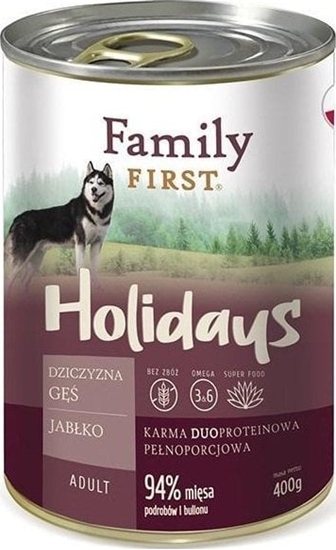 Picture of Family First FamilyFirst Dziczyzna+g+jabko adult 400g