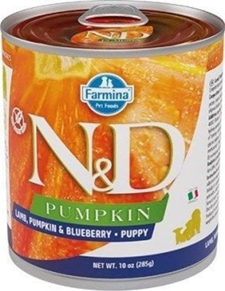 Picture of Farmina FARMINA N&D DOG LAMB&PUMPKIN&BLUEBERRY PUPPY 285g