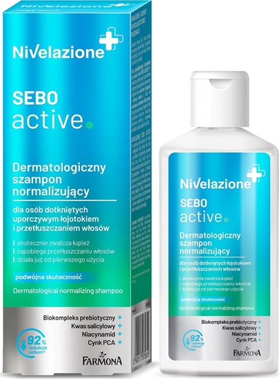 Picture of Farmona Farmona Nivelazione+ Dermatologiczny Szampon normalizujcy Sebo Active do wosów przetuszczajcych si i z ojotokiem 100ml