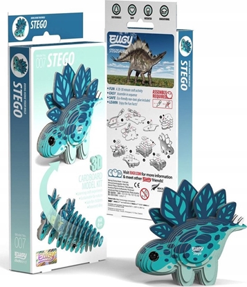 Attēls no Fat Brain Toys Dinozaur Stego Eugy. Eko Ukadanka 3D