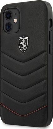 Picture of Ferrari Ferrari FEHQUHCP12SBK iPhone 12 mini 5,4" czarny/black hardcase Off Track Quilted