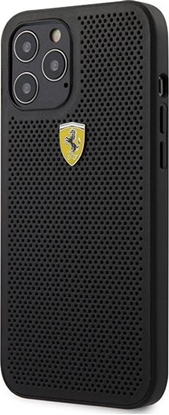 Picture of Ferrari Ferrari FESPEHCP12LBK iPhone 12 Pro Max 6,7" czarny/black hardcase On Track Perforated