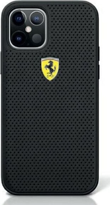 Picture of Ferrari Ferrari FESPEHCP12MBK iPhone 12/12 Pro 6,1" czarny/black hardcase On Track Perforated