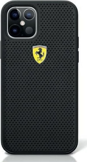 Picture of Ferrari Ferrari FESPEHCP12MBK iPhone 12/12 Pro 6,1" czarny/black hardcase On Track Perforated