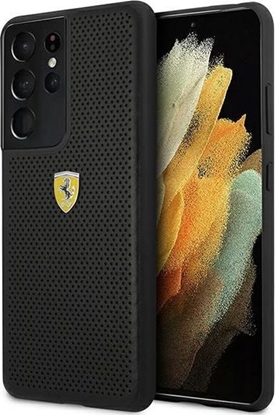 Picture of Ferrari Ferrari FESPEHCS21LBK S21 Ultra G996 czarny/black hardcase On Track Perforated