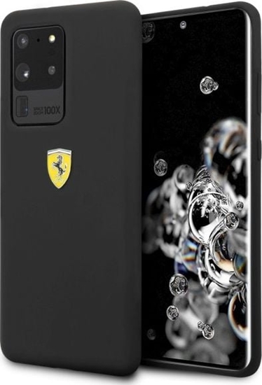 Picture of Ferrari Ferrari Hardcase FESSIHCS69BK S20 Ultra G988 czarny/black Silicone