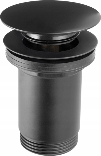 Picture of Ferro S285-BL-B SPUST/KOREK KLIK-KLAK ROTONDO Z PRZELEWEM G5/4 CZARNY FERRO // S.SPUST.KLIK-KLAK-F-S285-BL-B