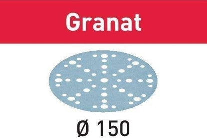Picture of Smilšpapīrs ekscentra slīpmašīnai Festool STF 150 mm; 48; P500; GR; 100 gab.