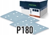 Изображение Daudzfunkcionālajām orbitālajām slīpmašīnām paredzētā smilšpapīra loksnes Granat; 80x133 mm; P180; 10 gab.