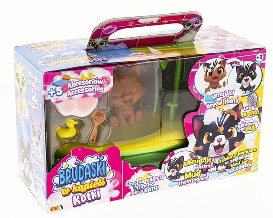 Picture of Figurka Brudaski w kpieli Kotki Zestaw azienka, Lusia