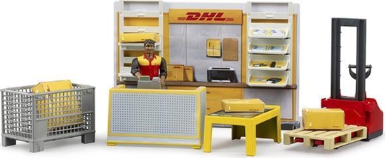 Picture of Figurka Bruder Bruder bworld DHL parcel shop, play building