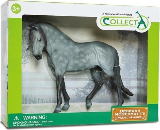 Изображение Figurka Collecta KO ANDALUSIAN STALLION DARK DAPPLE GREY 1:12 WINDOW BOX