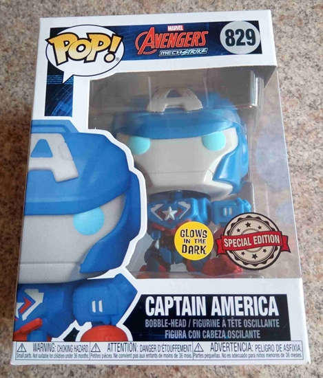 Picture of Figurka Funko Pop Funko POP! 829: Marvel Mech Strike - Captain America (FYE Exclusive)