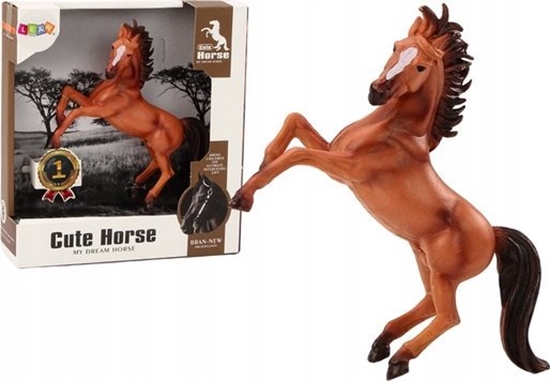 Picture of Figurka LeanToys Figurka Konia Brzowy Ko Stojcy Stajnia Farma Cute Horse