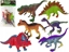 Picture of Figurka LeanToys Figurki Dinozaury Kolorowe 6 Sztuk LEAN Toys
