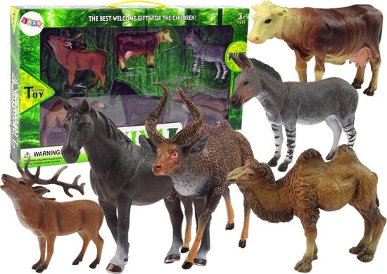 Picture of Figurka LeanToys Zestaw Figurek Zwierzta Domowe Lene Jele Krowa