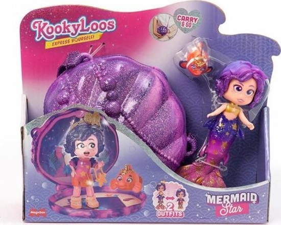 Picture of Figurka Magic Box KOOKYLOOS Kooky Mermaid Syrena Star lalka, figurka