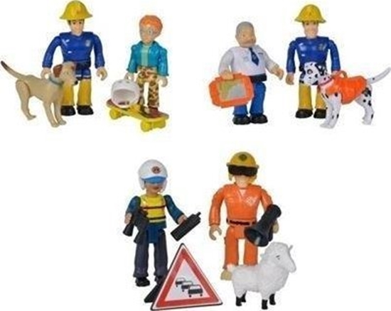 Изображение Figurka Simba Figurka Straak Sam 3 szt. mix