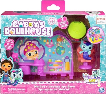 Picture of Figurka Spin Master Spin Master Gabby's Dollhouse Deluxe Room Playset - Wellness Room with Meerkat, Play Figure