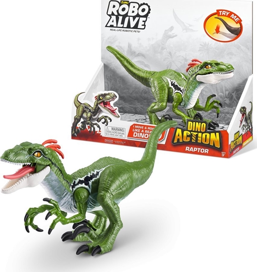 Picture of Figurka Zuru Figurka interaktywna Dino Action seria 1 Raptor