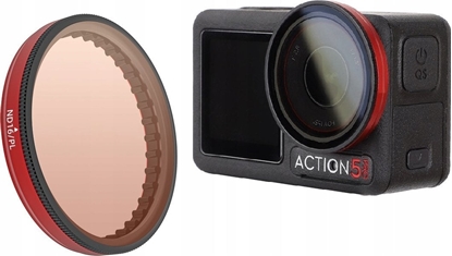 Picture of Filtr Hybrydowy 2w1 Polaryzacyjny Pl Nd16 Do Dji Osmo Action 5 Pro / 5pro / 4 / 3 / Fi903-16p