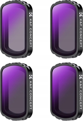 Attēls no Filtr Kf Zestaw Filtrów K&f Szarych Nd 4w1 Nd4 Nd8 Nd16 Nd32 Do Dji Osmo Pocket 3 / Sku.2093