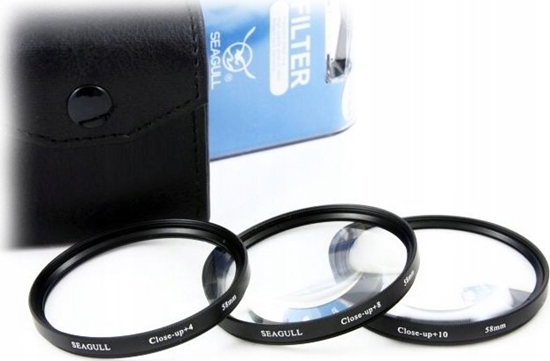 Picture of Filtr Seagull Zestaw Filtrów Soczewek Makro +4 +8 +10 Na 55mm
