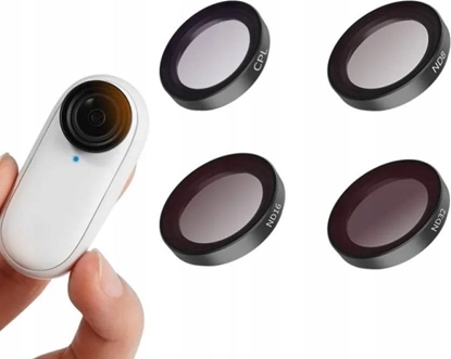 Attēls no Filtr Telesin Zestaw Filtrów 5w1 Filtr Cpl Nd8 Nd16 Nd32 Do Insta360 Go 2 / 3 / Go2 / Go3 / Telesin / Is-flt-go3