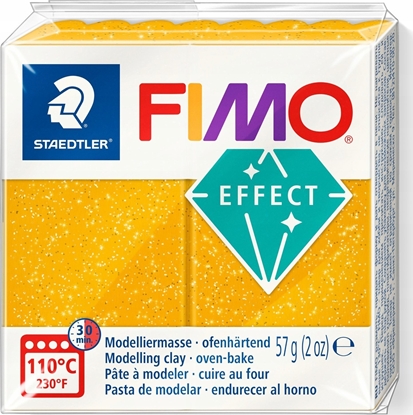 Attēls no Fimo FIMO Mod.masse Effect 57g  gold glitter retail