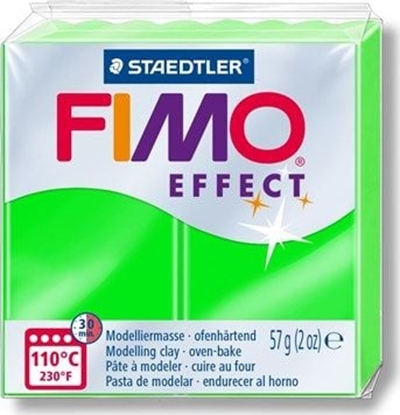 Изображение Fimo Masa plastyczna termoutwardzalna Effect neonowy zielony 57g