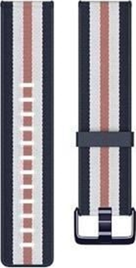 Picture of Fitbit Versa-Lite Woven Hybrid Band, large, navy/pink