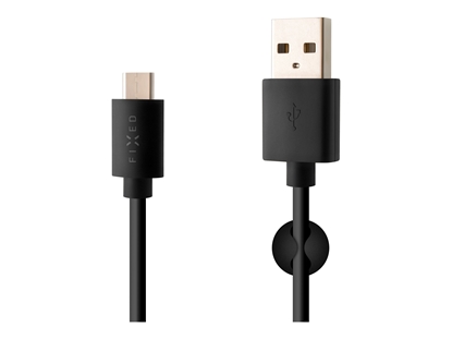 Изображение Kabel USB Fixed USB-A - USB-C 2 m Czarny (FIXD-UC2M-BK)