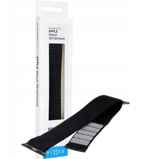 Picture of Fixed | Sporty Strap for Apple Watch 38/40/41mm | 160-210 mm | Black | Nylon