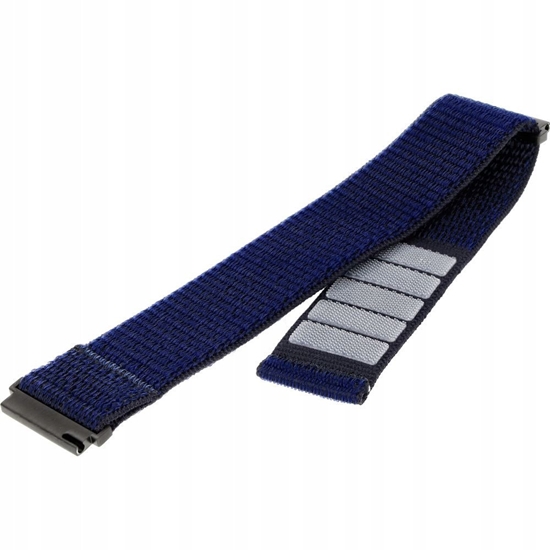 Picture of Fixed | Sporty Strap with Quick Release 22mm for Smartwatch | 160-210 mm | Dark blue | Nylon