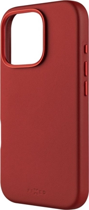 Attēls no Fixed MagLeather | Back cover | Apple | iPhone 16 Pro | Leather | Red