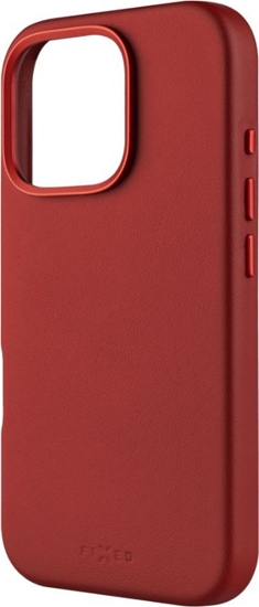 Picture of Fixed MagLeather | Back cover | Apple | iPhone 16 Pro | Leather | Red