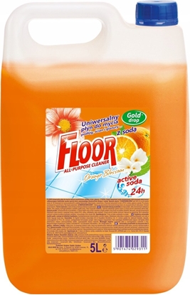Attēls no Floor Floor Active Soda - Uniwersalny pyn do mycia powierzchni z odtuszczaczem, 5 l - Orange Blossom