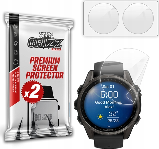Picture of Folia ceramiczna GrizzGlass CeramicFilm do Garmin Fenix 8 43mm