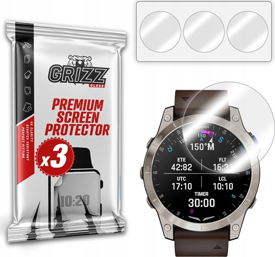 Изображение Folia hydroelowa GrizzGlass Hydrofilm do Garmin D2 Mach 1 Pro 51mm