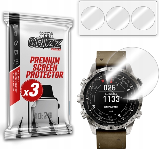 Изображение Folia hydroelowa GrizzGlass Hydrofilm do Garmin MARQ gen. 2